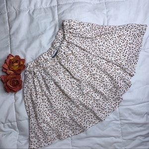 White circle skirt
